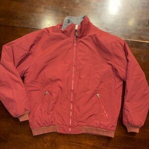 L.L. Bean Men's Windbreaker in Deep Red